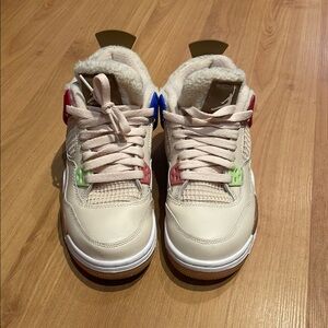 Air Jordan 4 retro GS “Wild things” (worn once) youth 5.5